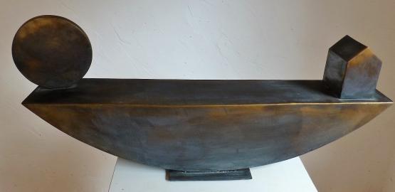 Alf Becker skulptur corten