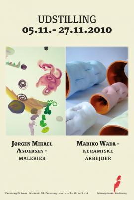 Mariko Wada - keramik, Jørgen Mikael Andersen - maleri